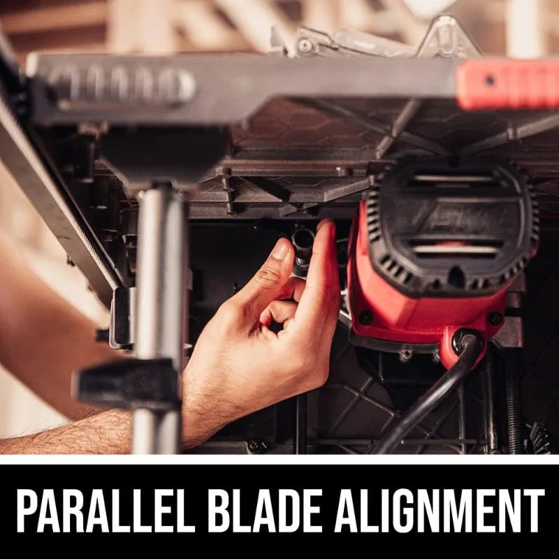 15 Amp 10 Inch Portable Jobsite Table Saw With Folding Stand- TS6307-00