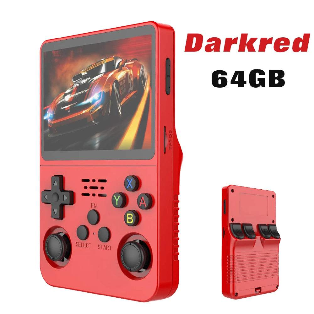 Open Source R36S Video Game Console Linux System 3.5 Inch IPS Screen Retro Handheld Portable Pocket Video Player Boy Gift 64G