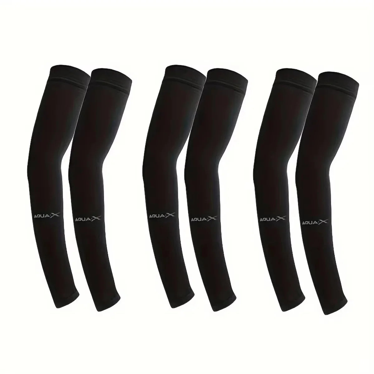 3pcs ice sleeves men's sun protection sleeves women's summer sun protection sleeves ice silk sleeves outdoor cycling gloves arm