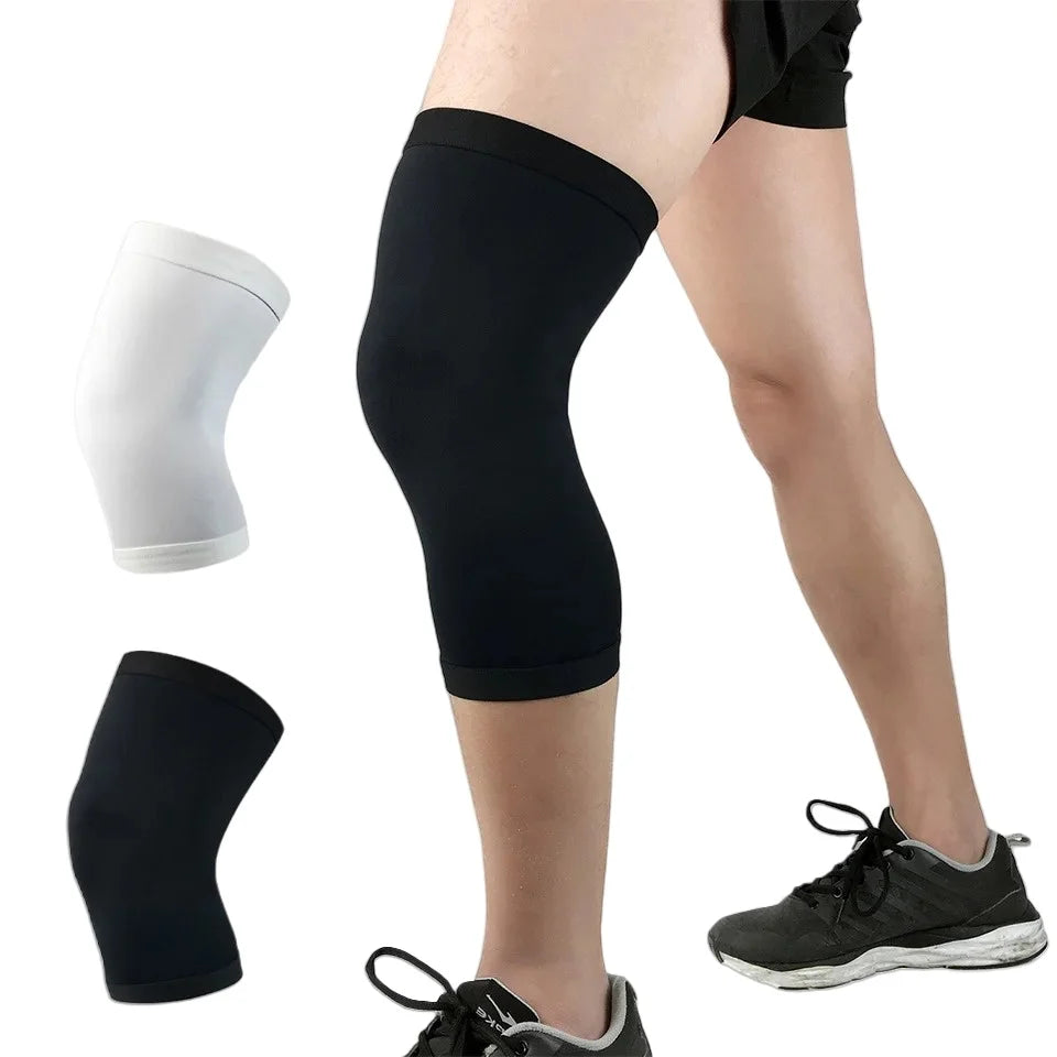 1Pcs Basketball Sports Knee Pads Unisex Elastic Knitted  Compression Leg Warmers for Outdoor Running Cycling Mountaineering
