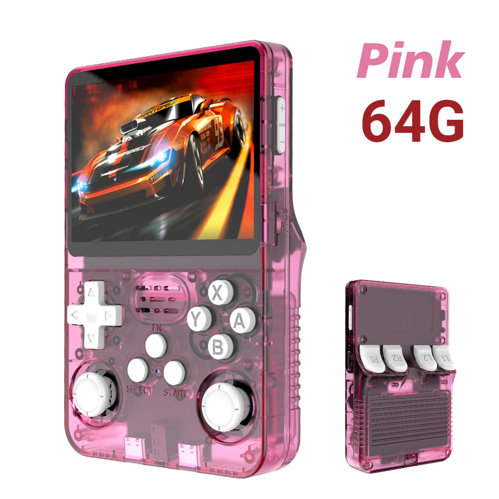Open Source R36S Video Game Console Linux System 3.5 Inch IPS Screen Retro Handheld Portable Pocket Video Player Boy Gift 64G