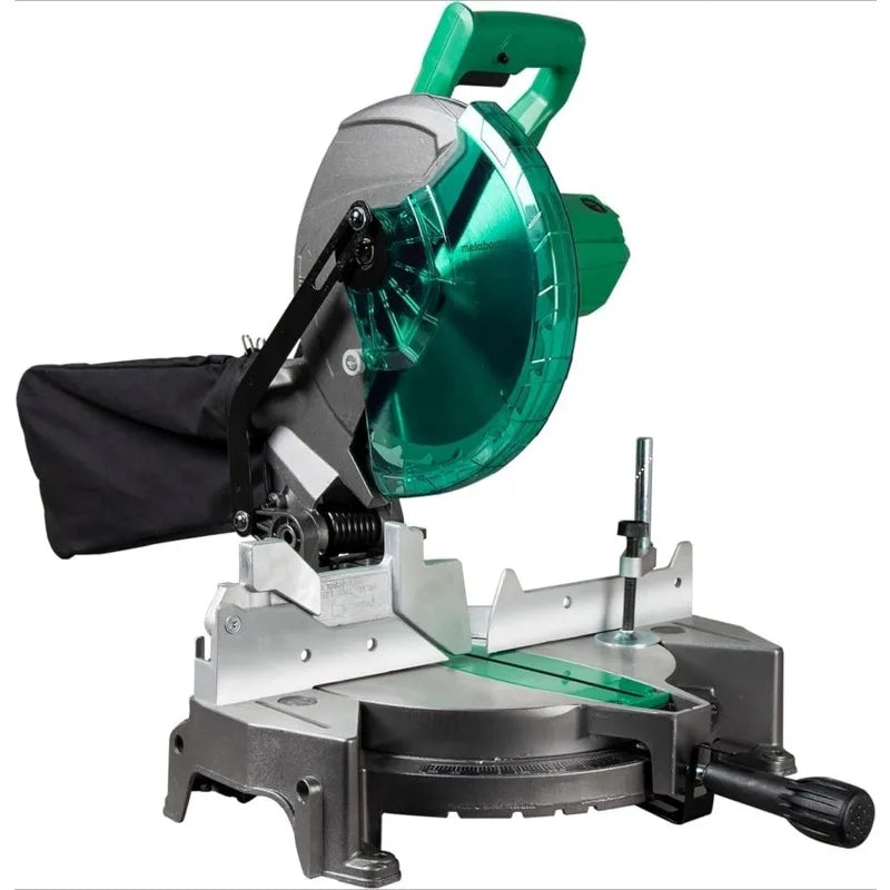 10-Inch Compound Miter Saw, 15-Amp Power Saw With Large 10-Inch Table, Precision Miter Angles, Single Bevel 0-45°