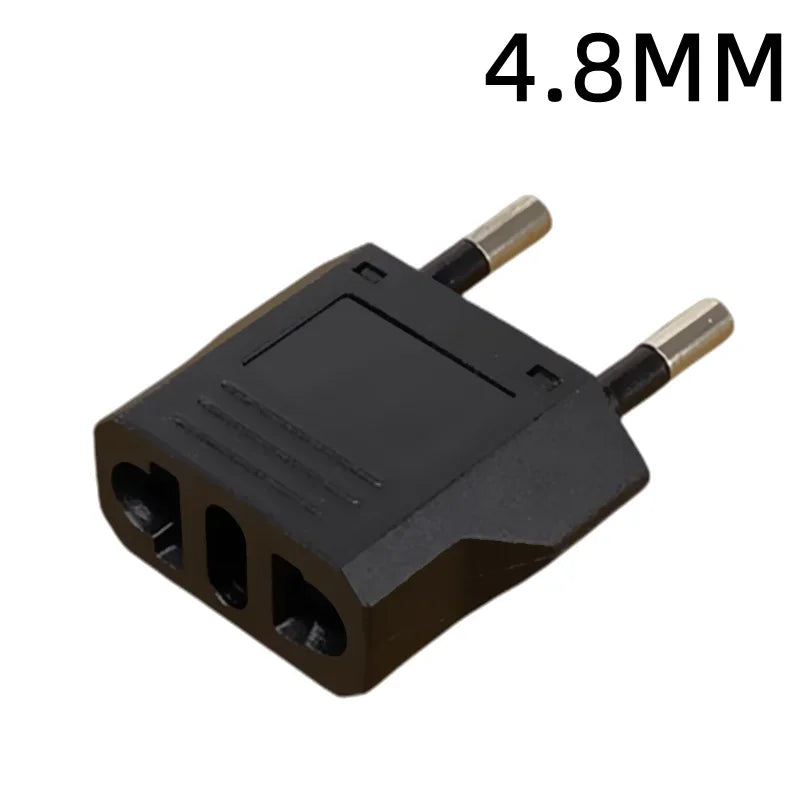 3/5/10Pcs European Euro EU Plug to US USA Plug Socket Travel Charger Converter Adapter Type C Plug Electrical Sockets AC Outlet