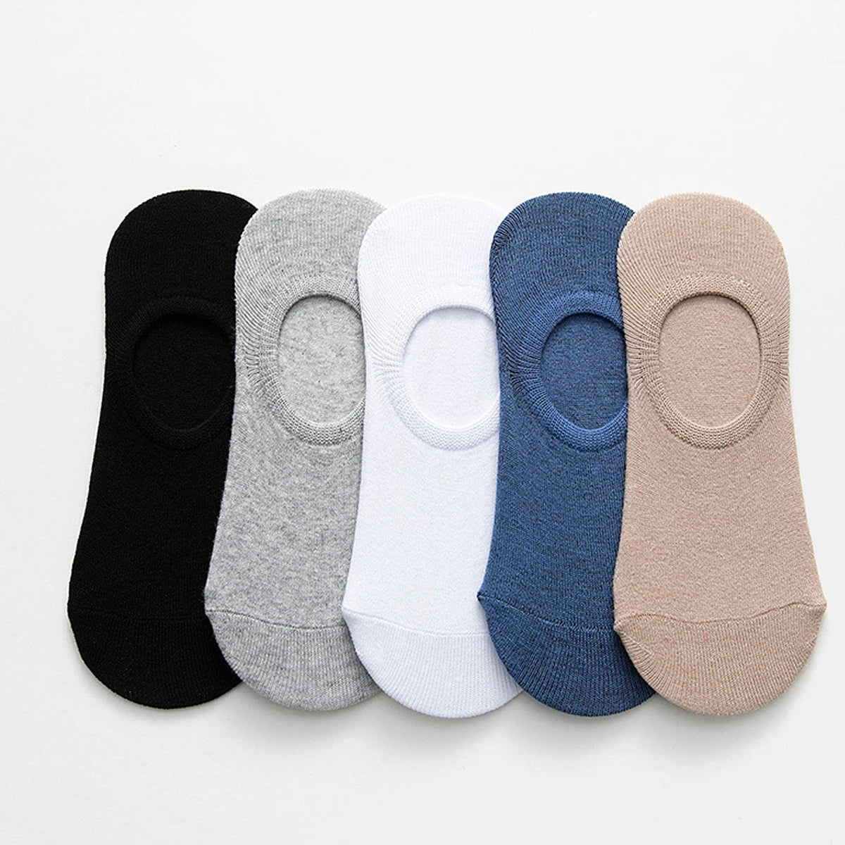 5pairs Men's Fashion Sports Socks, Striped Cotton Sweat Absorption Breathable Comfortable Ankle Socks