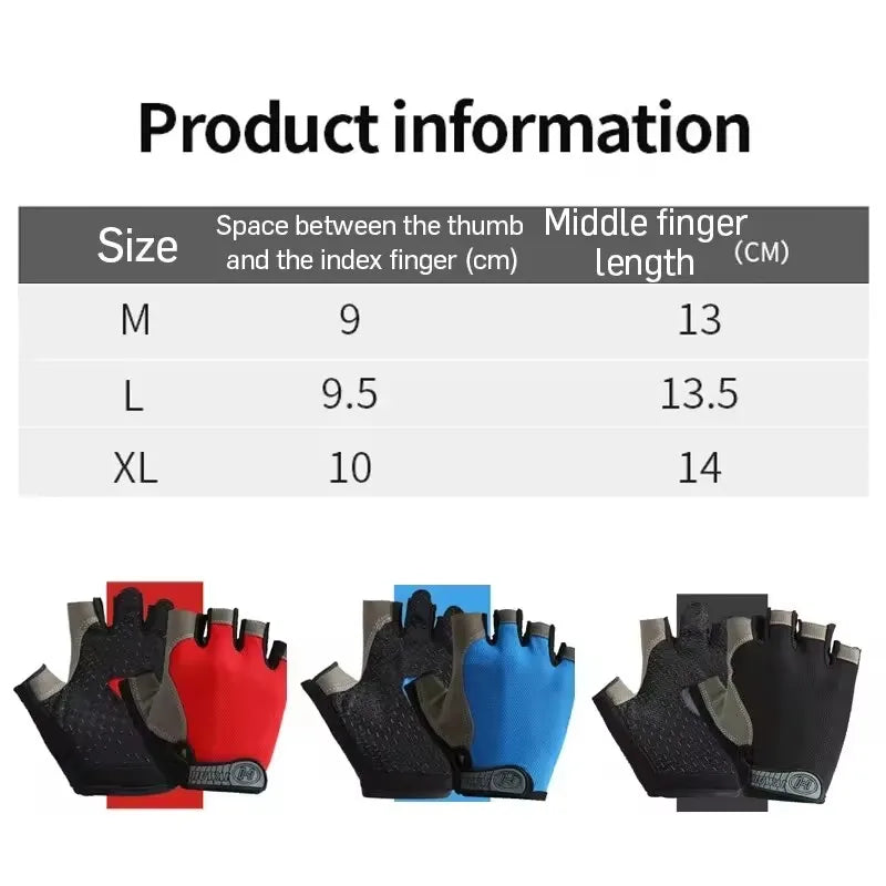 Unisex Sports Half Finger Gloves