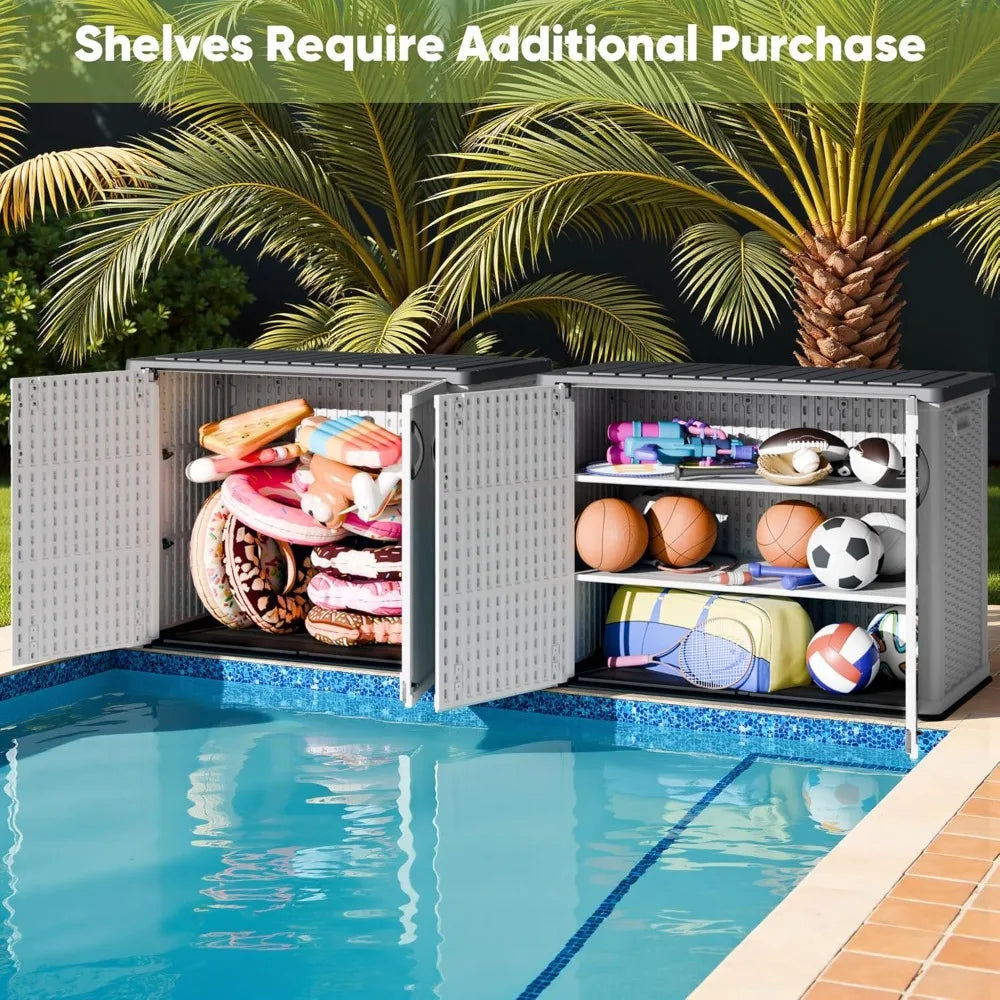 Lockable & Waterproof Outdoor Storage Cabinet