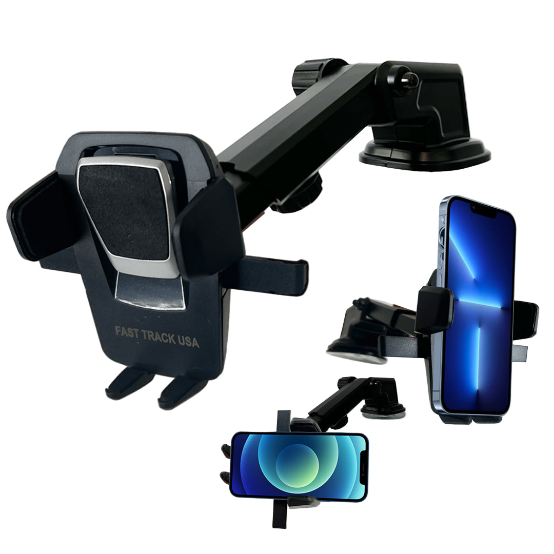 One Touch Adjustable Car Phone Mount Holder