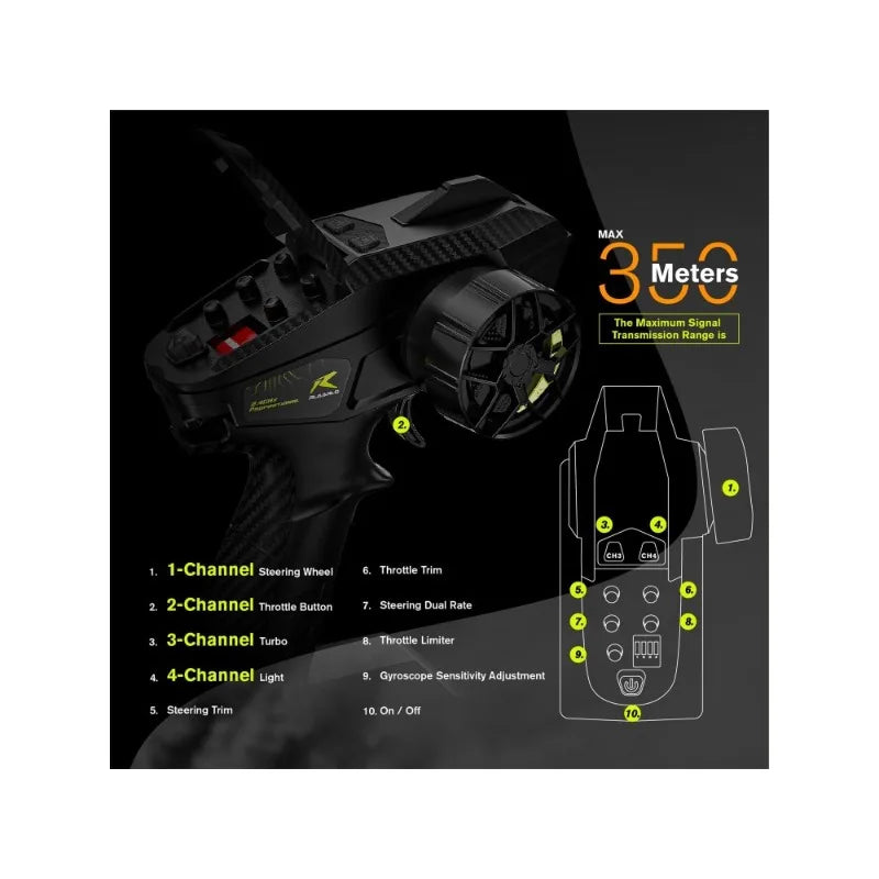 Brushless Carbon Fiber RC Drift Car