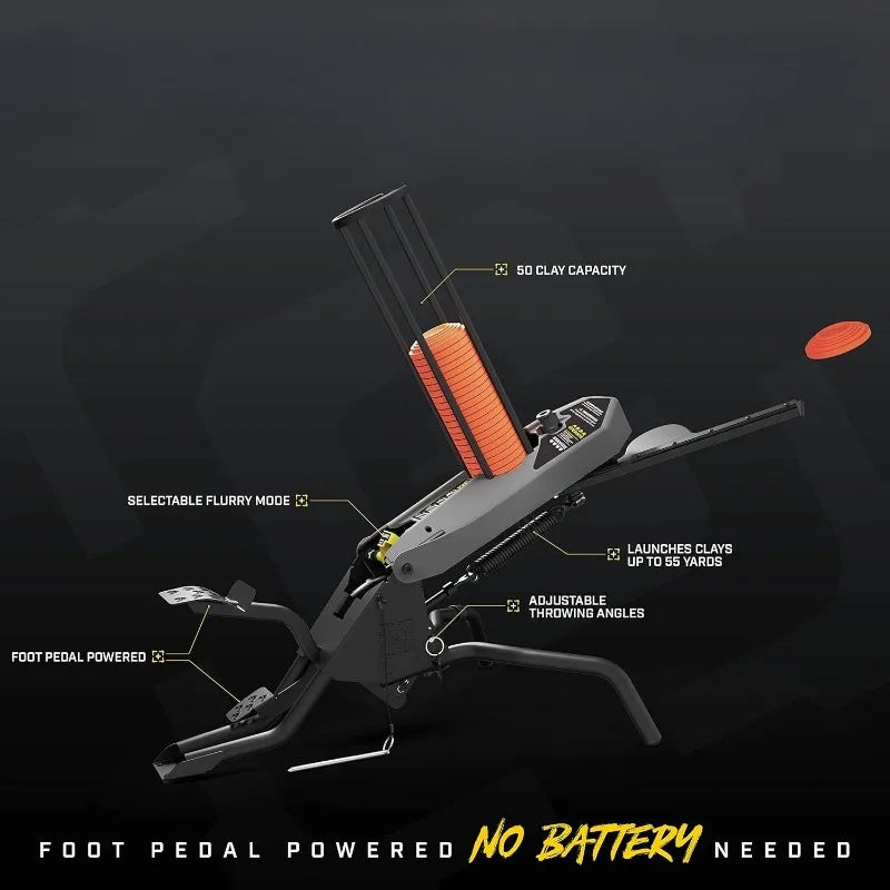 50 Clay Capacity Target Thrower