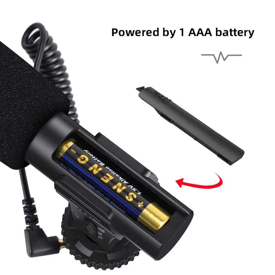 Plug & Play for Phone Video Recording Microphone