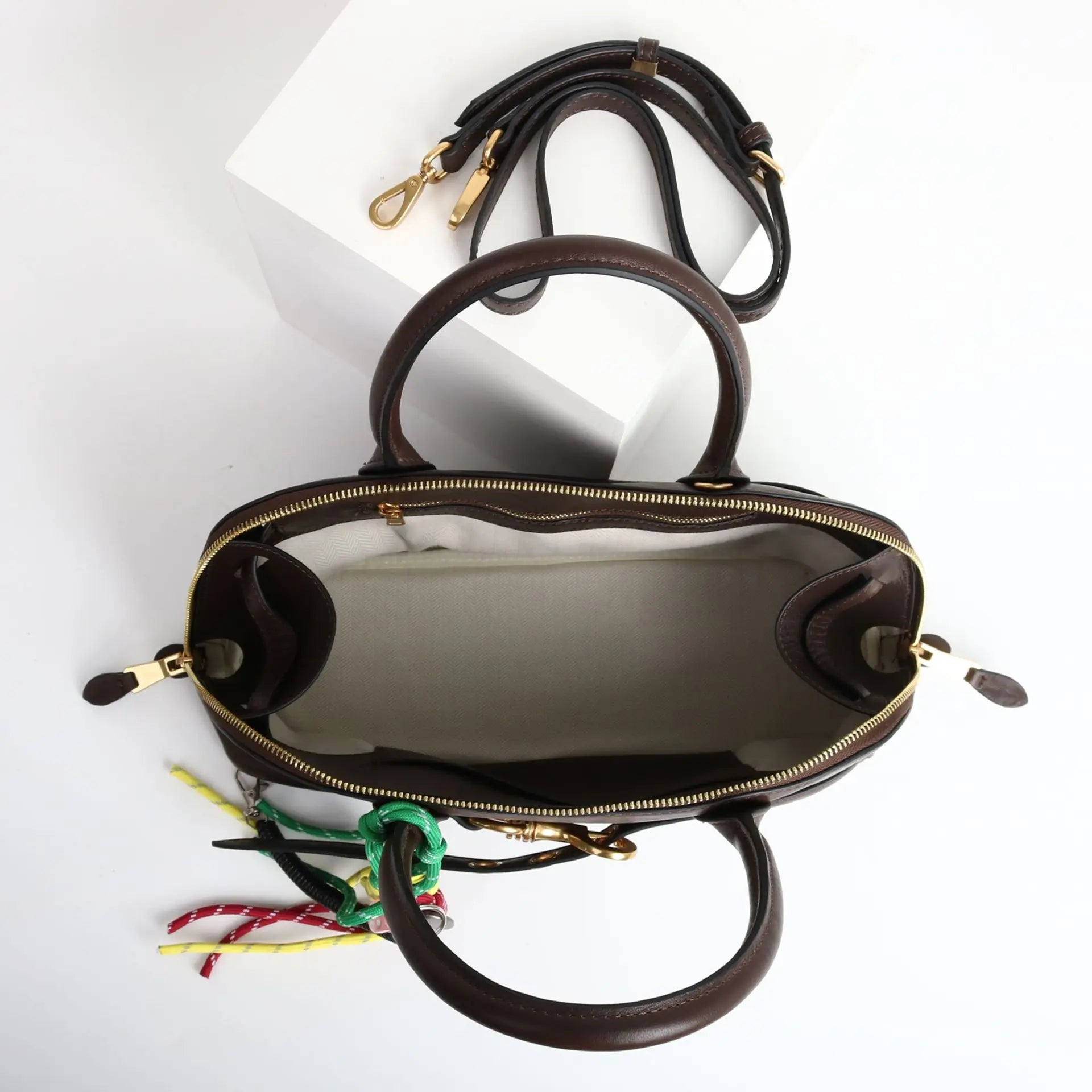 Top-Layer Vegetable-Tanned Sheepskin Handbag