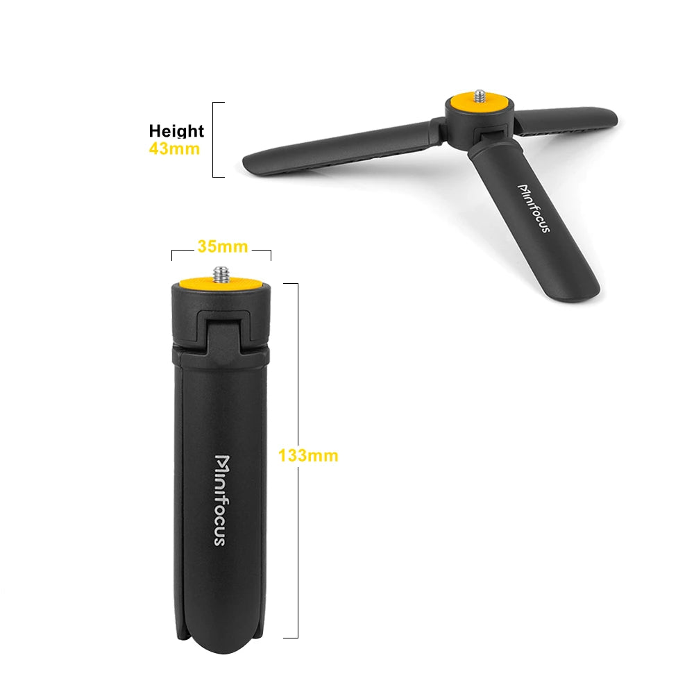 Universal 1/4" Screw Mount Mini Tripod Stand