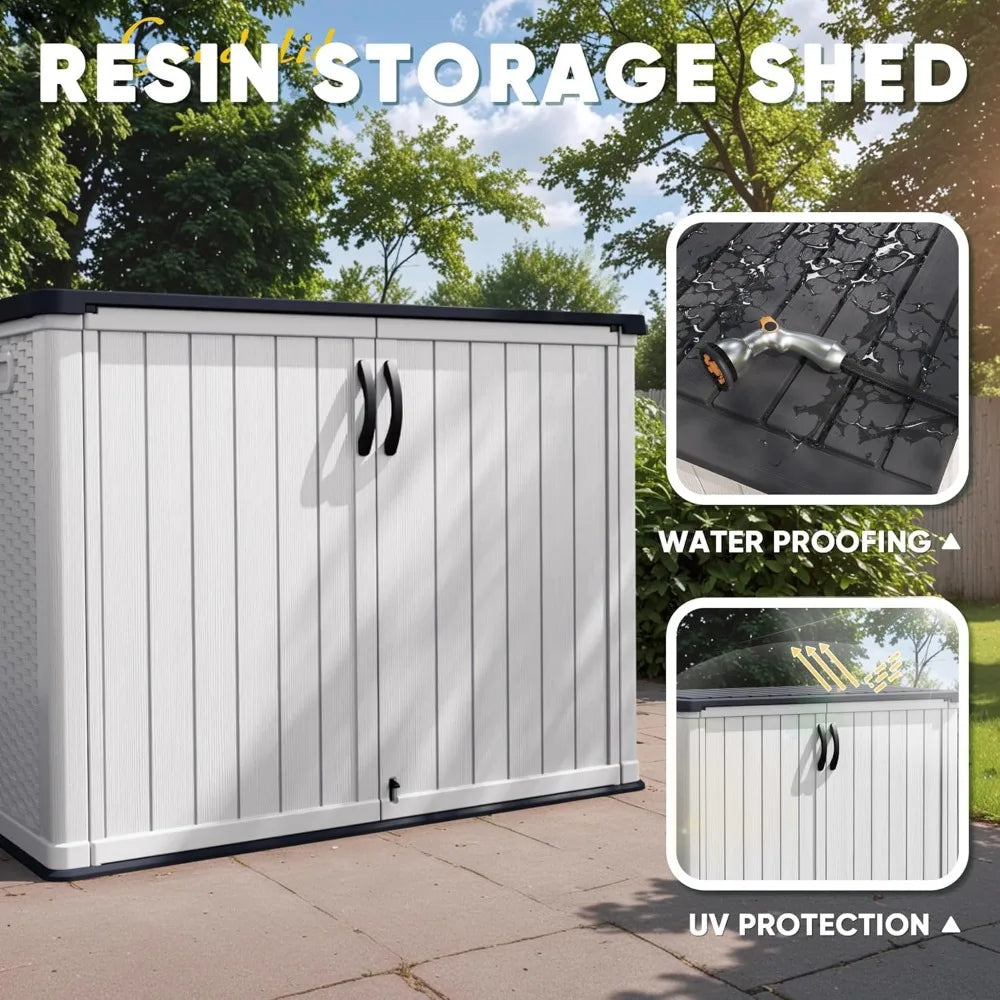 Lockable & Waterproof Outdoor Storage Cabinet