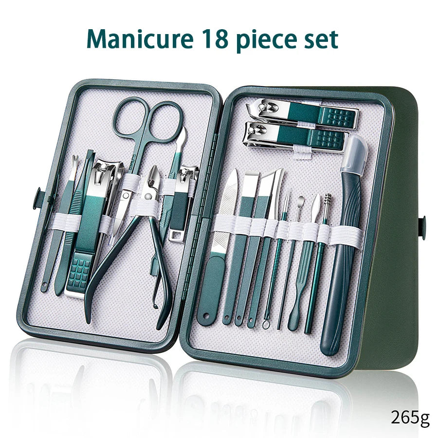 6-18Pcs Portable Manicure Sets