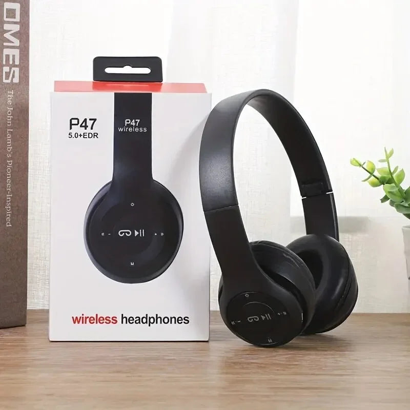 P47 Bluetooth 5.0 Wireless Headphones