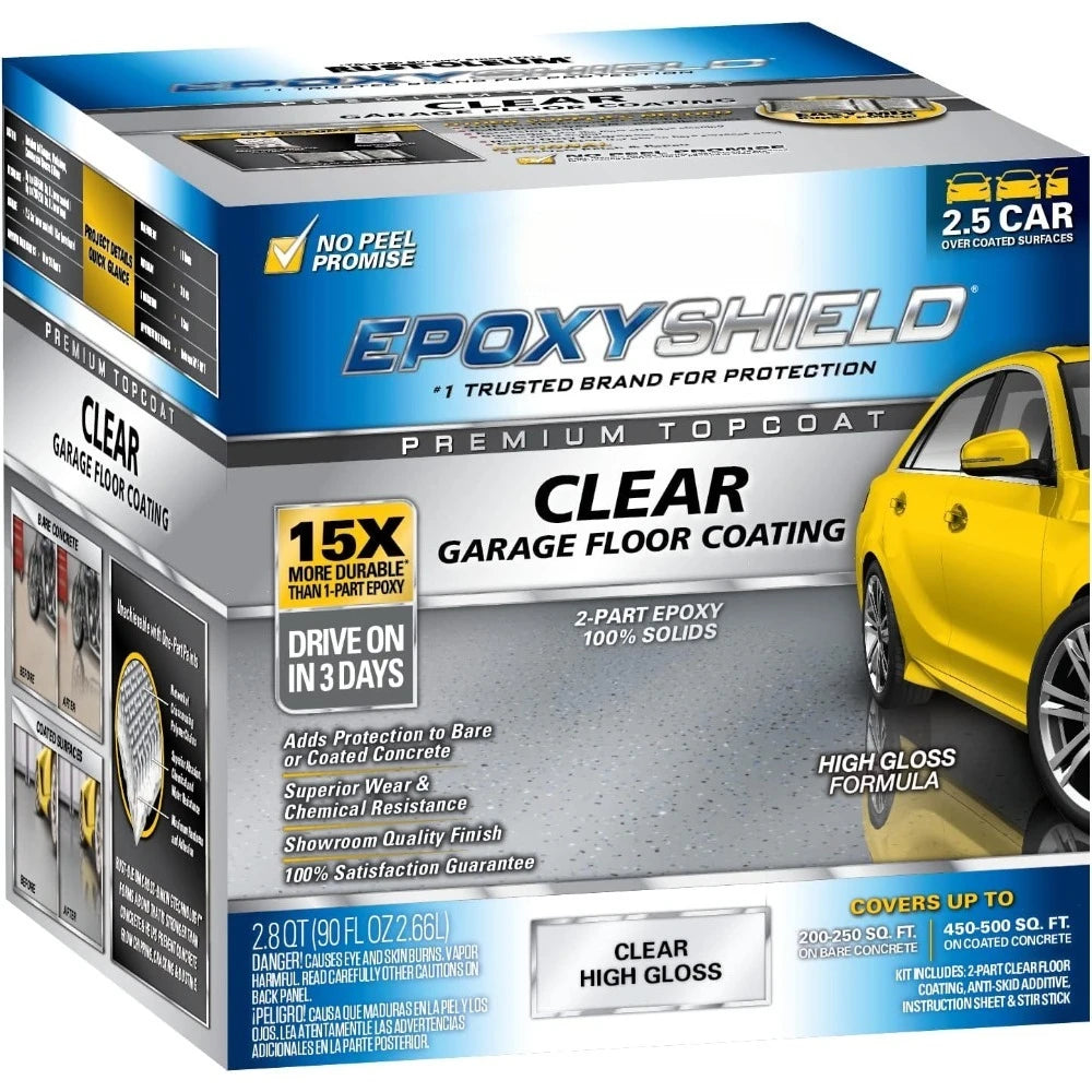 Premium Clear Garage Floor Coating Kit