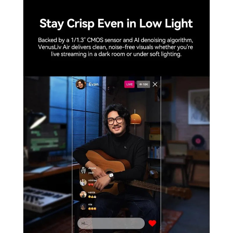 VenusLiv Air Live Streaming Camera
