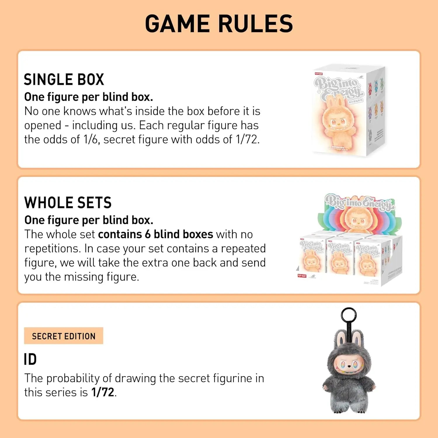 Doll The Monsters Big Into Energy Series Blind Box