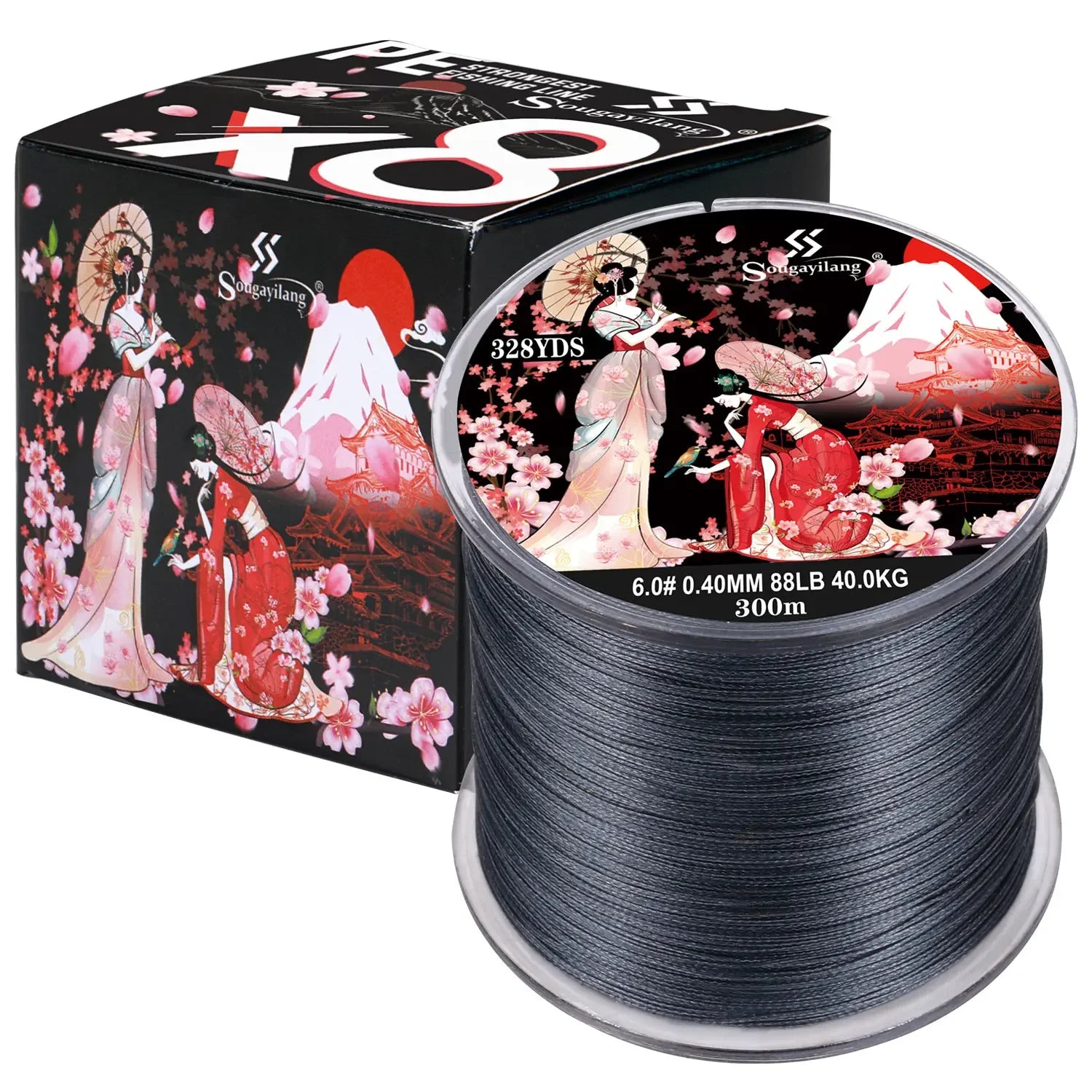 Sougayilang 300M 8-Strand Braided Fishing Line