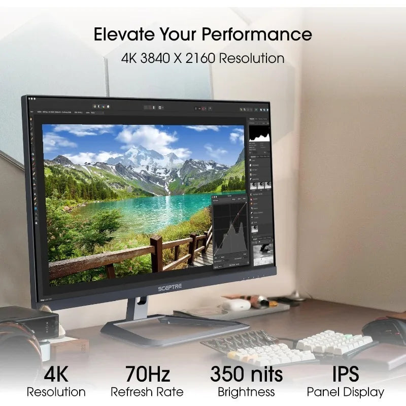 IPS 27-inch 4K Monitor with Built-in Speakers