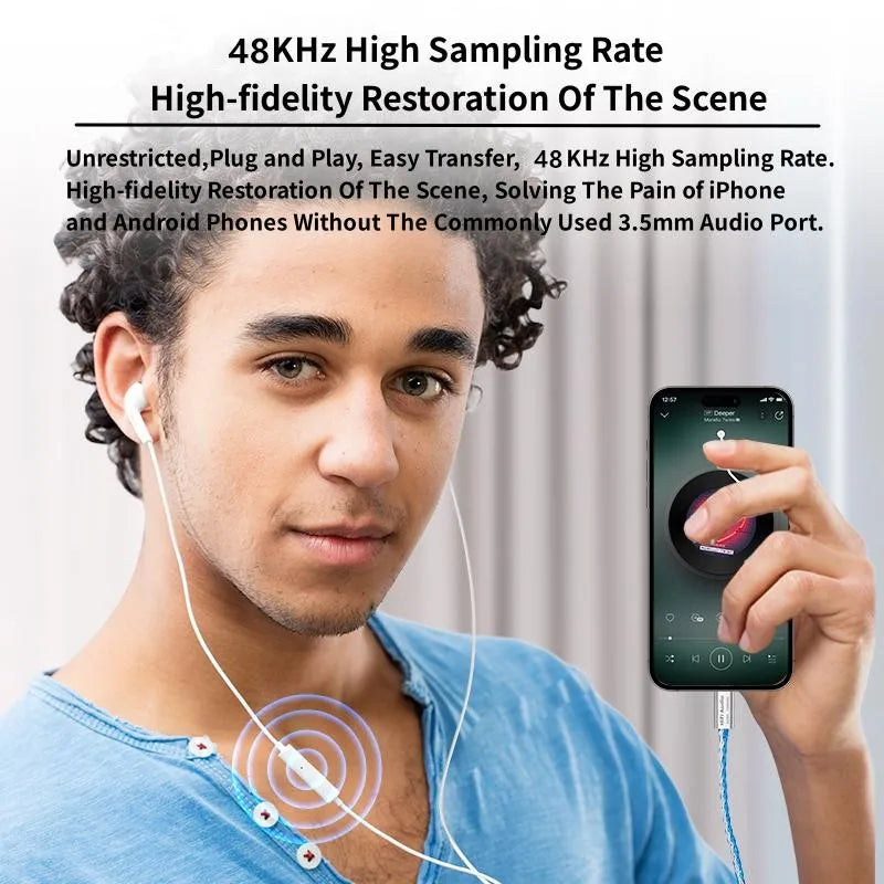 USB Type-C to 3.5mm Headphone Amplifier