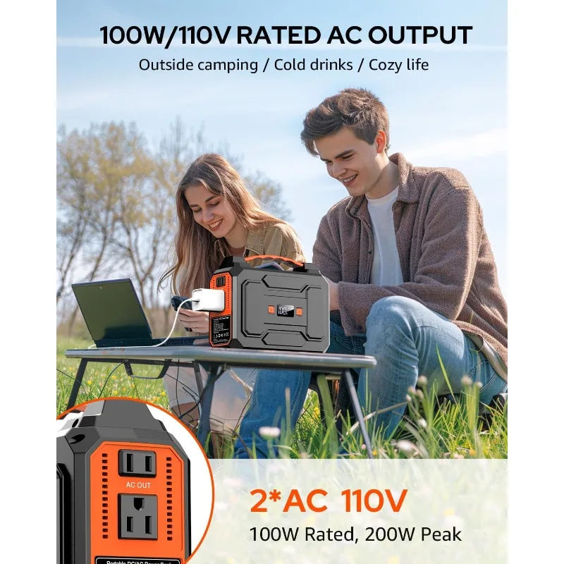 200W Peak Solar Powered Generator