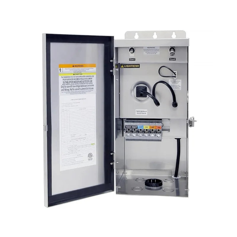 600W Low Voltage Outdoor Landscape Lighting Transformer