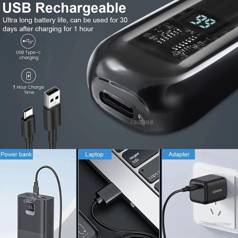 USB Rechargeable Nose Ear Hair Trimmer