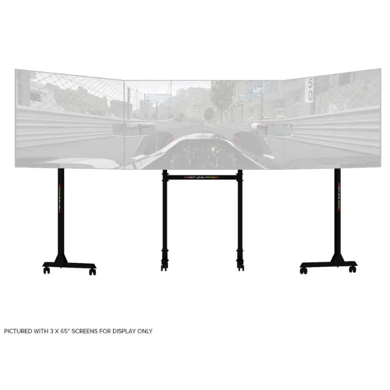 Free Standing Triple Monitor Stand