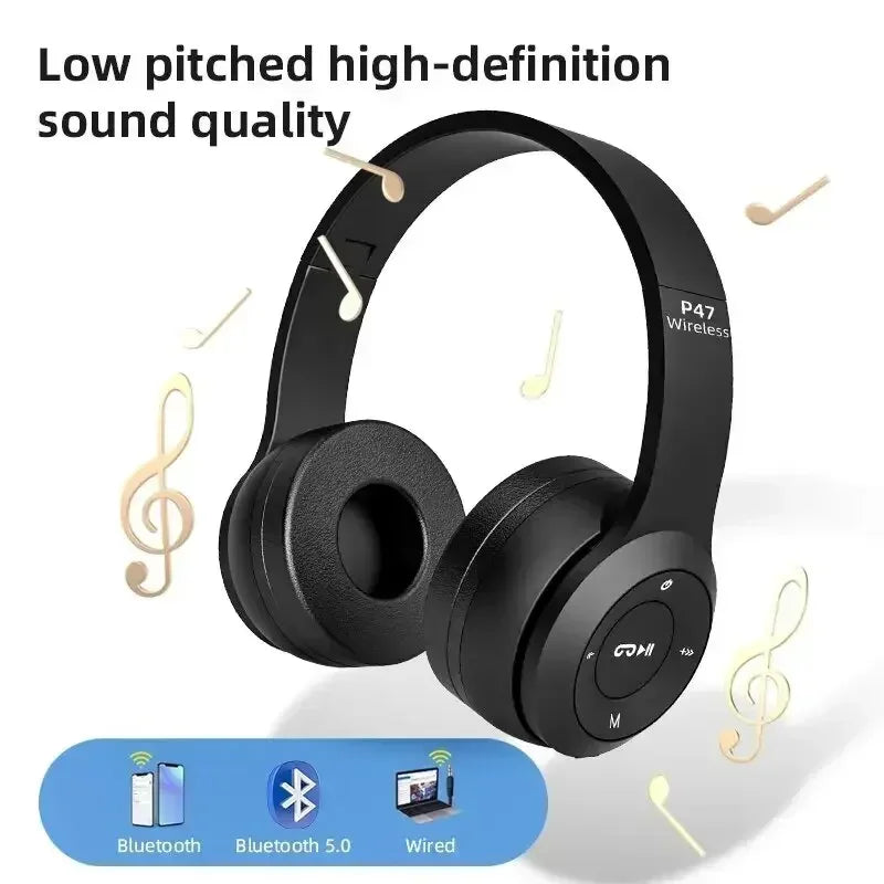 P47 Wireless Bluetooth Headphones