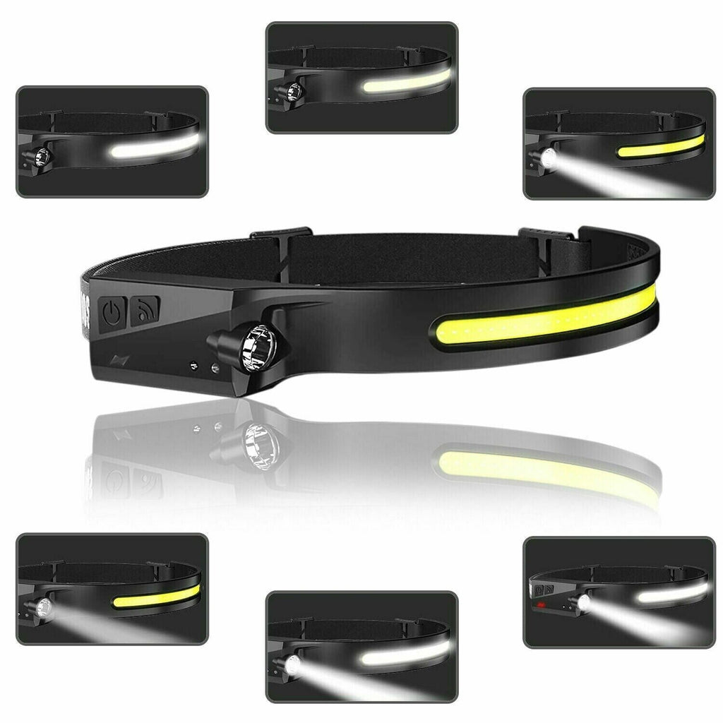 LED Headlamp USB Rechargeable