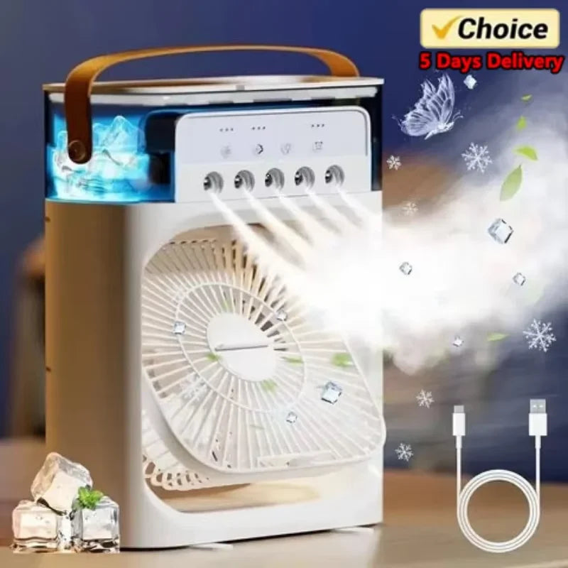 Portable 3 In 1 Fan AIr Conditioner Household Small Air Cooler
