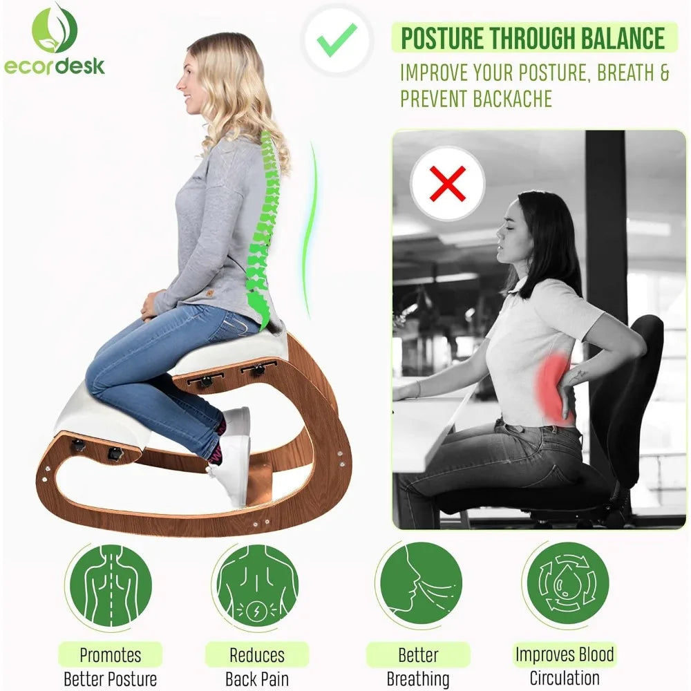 Ergonomic Adjustable Kneeling Chair