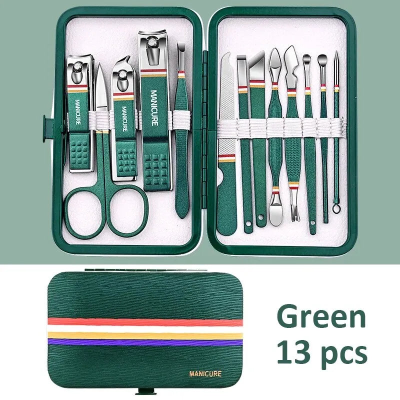 6-18Pcs Portable Manicure Sets