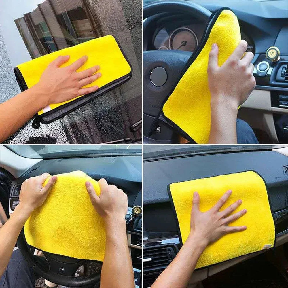 3/5/10Pcs Car Wash Microfiber Towel