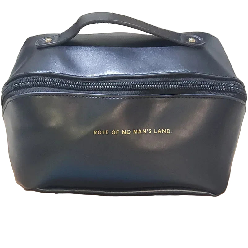 PU Leather Large-capacity Travel Cosmetics Storage Bag