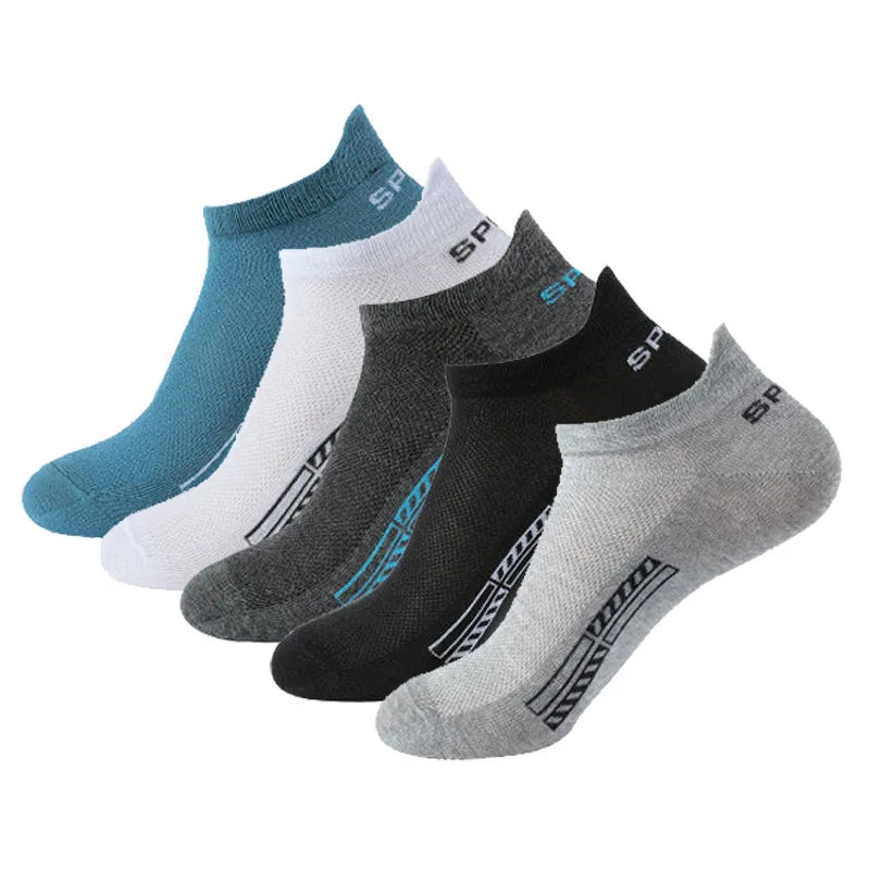 5 Pairs Organic Cotton Men’s Ankle Socks