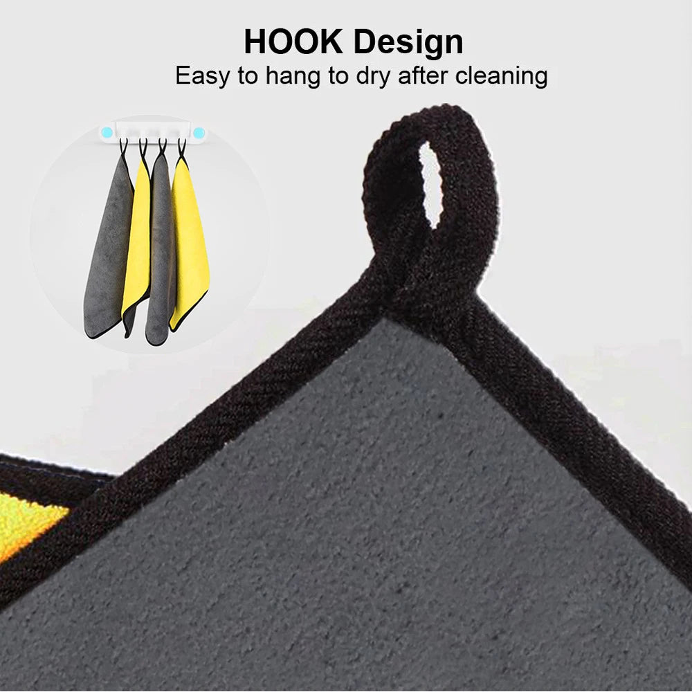 3/5/10Pcs Car Wash Microfiber Towel