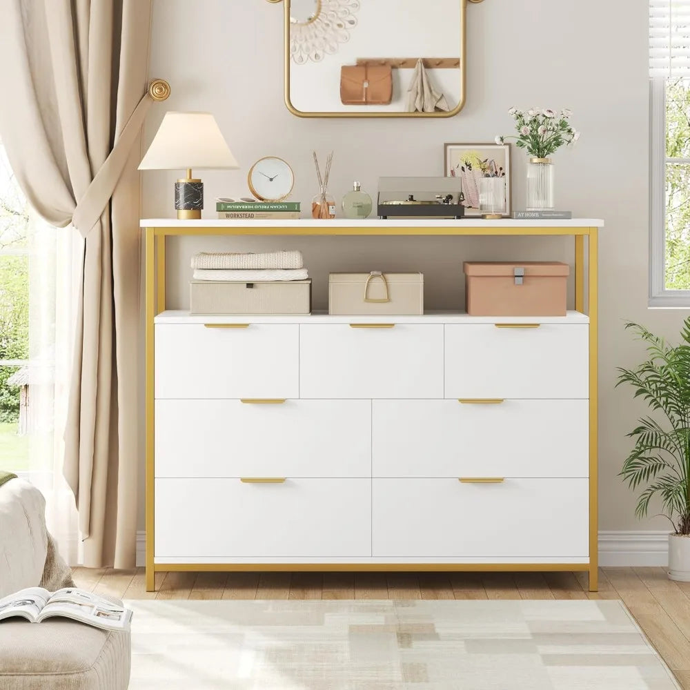 Modern 7-Drawer Dresser