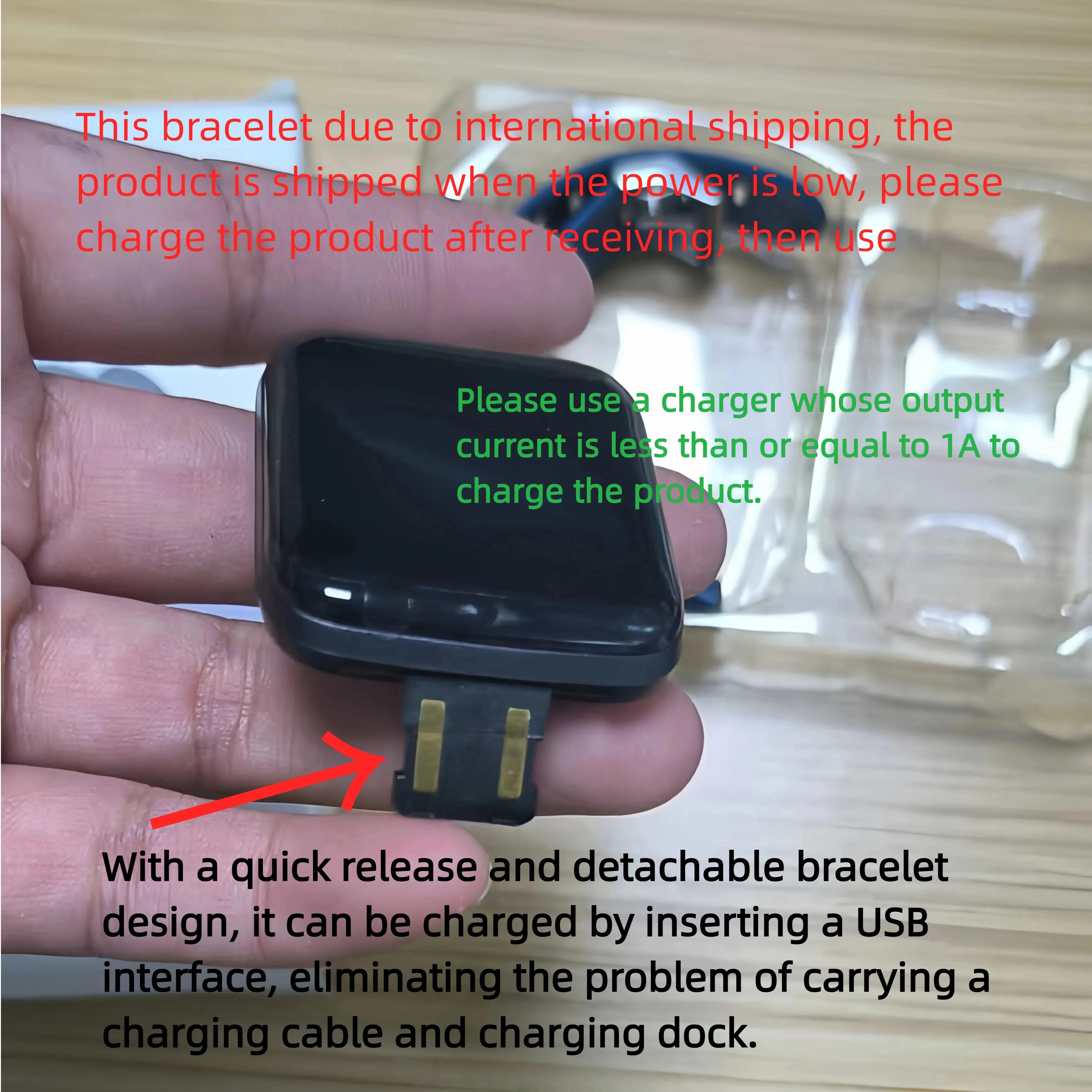 Smart Fitness Tracker Bracelet