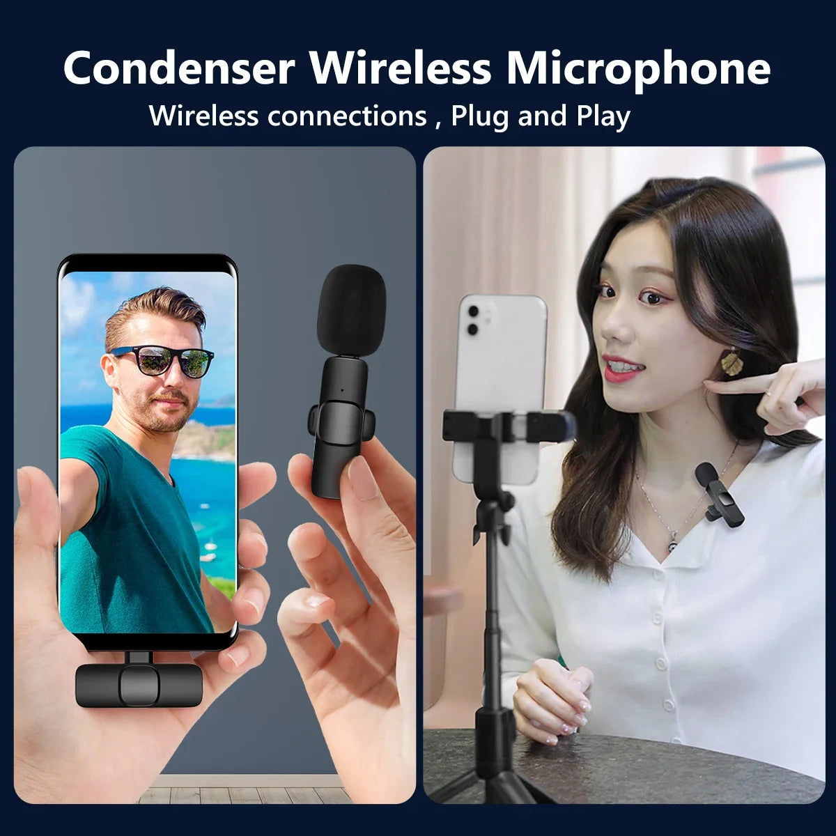 Type-C Wireless Lavalier Microphone