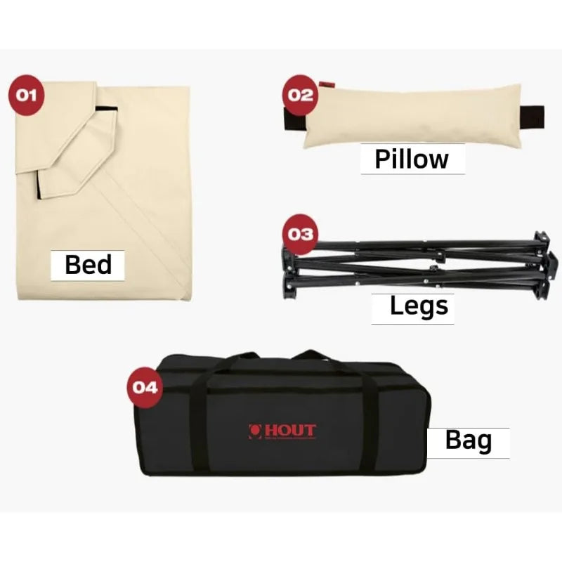 Two Heights In One Dog Bed Cot