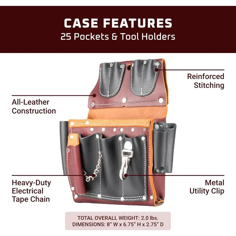 Leather Electrician’s Tool Case