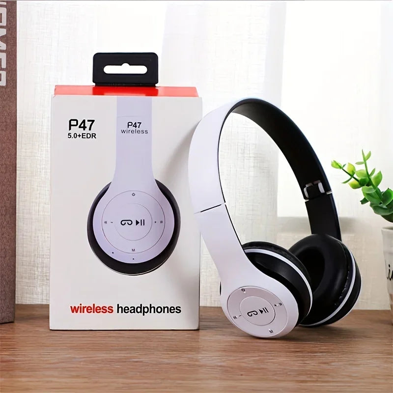 P47 Bluetooth 5.0 Wireless Headphones