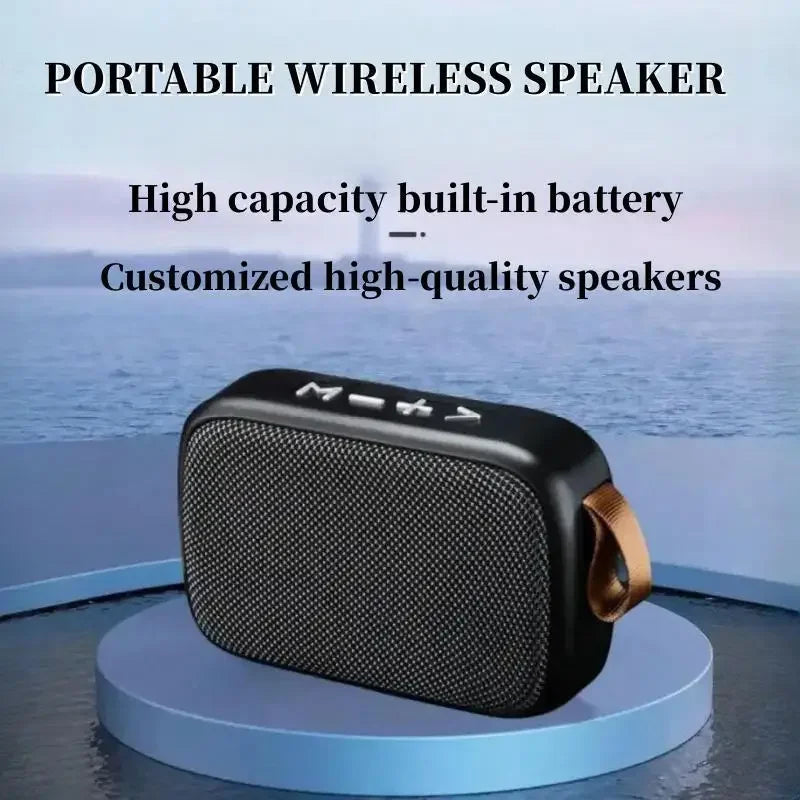 Wireless Mini Bluetooth Speaker with Fabric Design