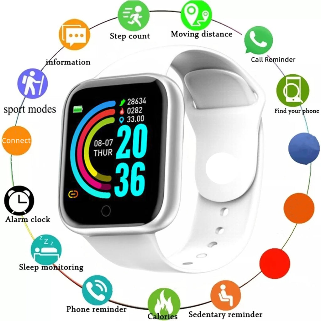 Fitness Monitor, Message Alerts, and Activity Smartwatch