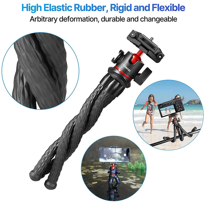 2 in 1 MT-33 Flexible Octopus Tripod for Phone Camera