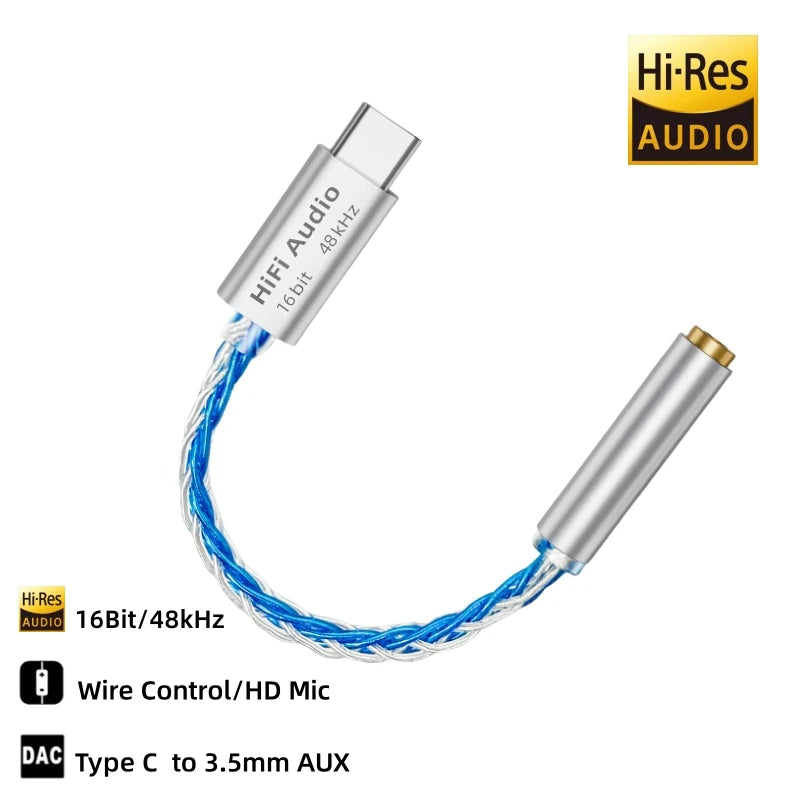 USB Type-C to 3.5mm Headphone Amplifier