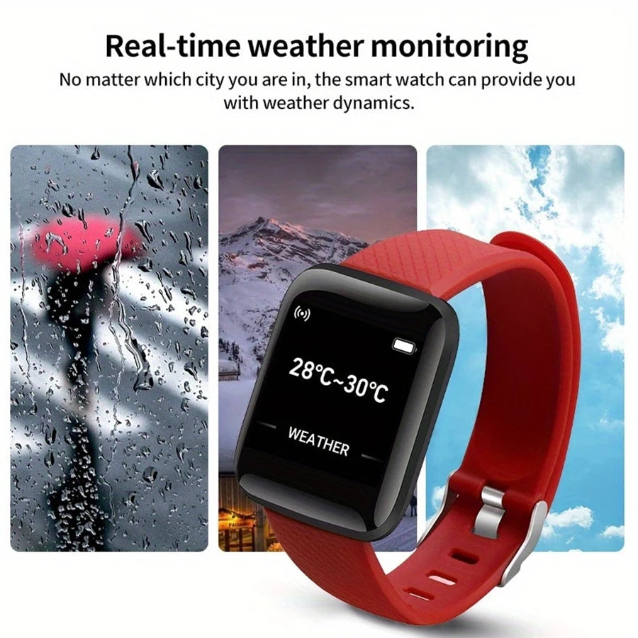 Fitness Monitor, Message Alerts, and Activity Smartwatch