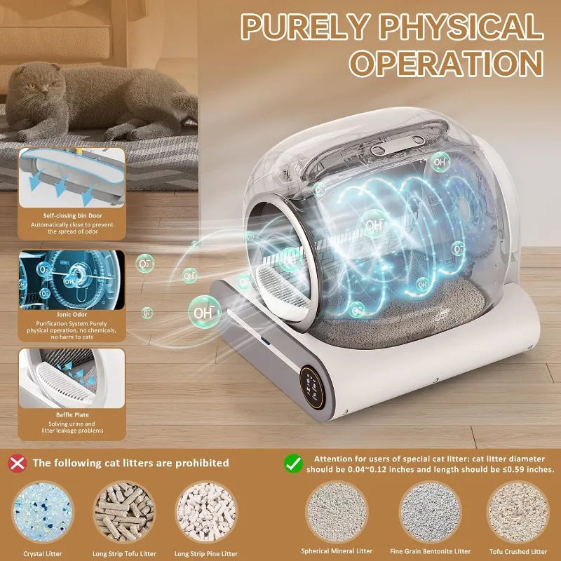 Self-Cleaning Automatic Litter Box